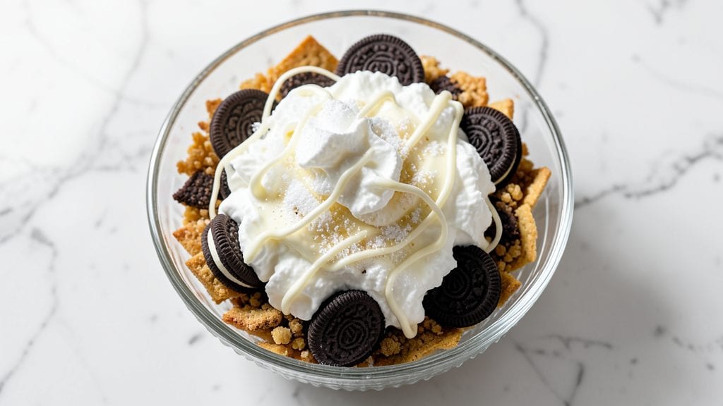 Cookie Salad Recipe: Crunchy Chocolate Bites in Creamy Vanilla Bliss