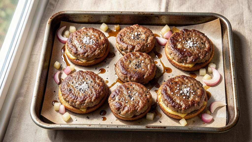 Cookie Sheet Sliders Recipe: Mini Burgers With Juicy Centers