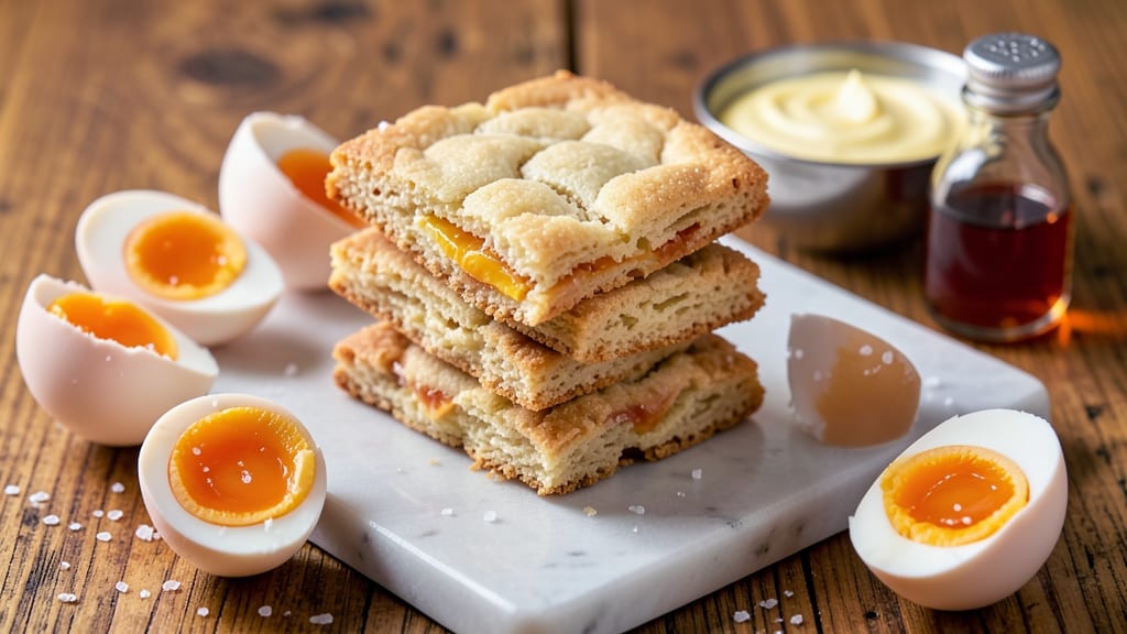 Hard-Boiled Egg Cookies Recipe: Crunchy Shells With Creamy Centers
