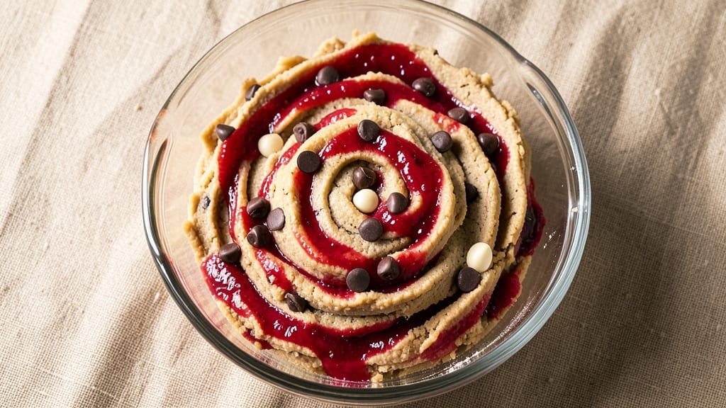 Jam Jam Cookies Recipe: Double Chocolate Swirls with Crunchy Pecan Crown