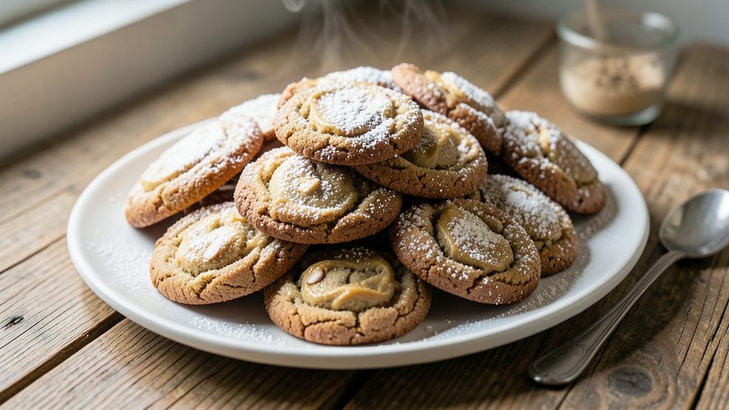 Mandel Cookies Recipe: Almond Butter Crunch With Vanilla-Kissed Layers